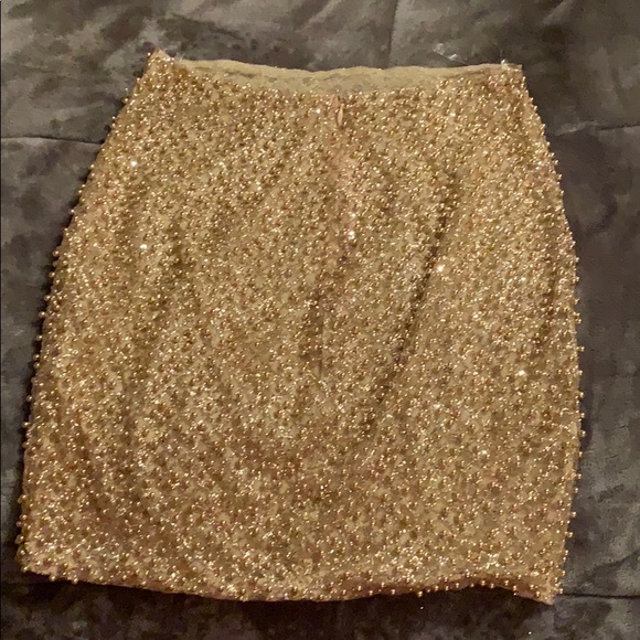 Gold sequin skirt - Picture 2 of 2